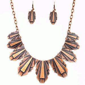 Paparazzi “Cougar Cave Copper Necklace”